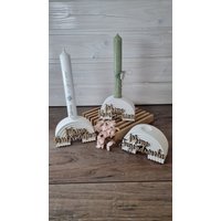 Tischdeko Kerzenset Zur Kommunion Konfirmation Jugendweihe Taufe Firmung Geburtstag | Kerzenhalter Regenbogen Aus Xyrarock Keraflott Raysin Tischdeko Kerzenset Zur Kommunion Konfirmation Jugendweihe Taufe Firmung Geburtstag | Kerzenhalter Regenbogen Aus Xyrarock Keraflott Raysin von Papierwild