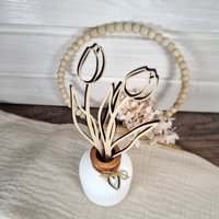 Tulpe Holzblume in Verschiedenen Größen | Lasercut Blumenstrauß Aus Birkenholz Tulpe Holzblume in Verschiedenen Größen | Lasercut Blumenstrauß Aus Birkenholz von Papierwild