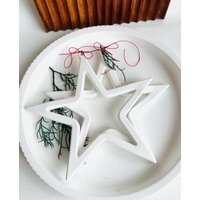 Stern, Weihnachtsstern, Stern Weiß, Zum Hängen, Set Sterne, Weihnachtsdeko Skandi, Schlicht, Hygge Stern, Weihnachtsstern, Stern Weiß, Zum Hängen, Set Sterne, Weihnachtsdeko Skandi, Schlicht, Hygge von Papierzauberei