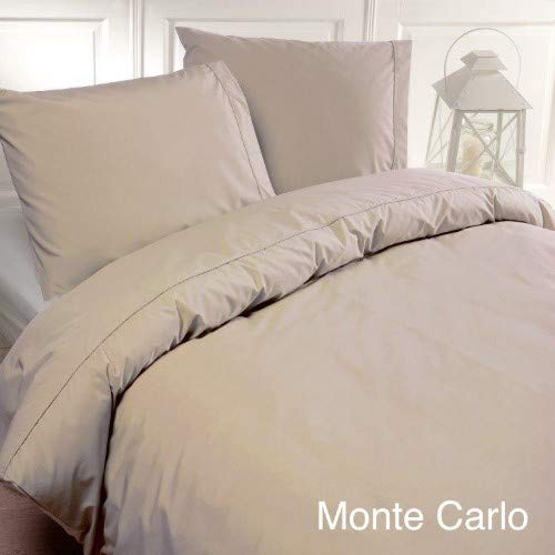 Papillon Monte Carlo Bettbezüge Sand, Baumwolle, Zand, 140 x 200/220 cm von Papillon