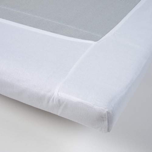 Papillon Molton Spannbetttücher, Baumwolle, Weiß, 180 x 200 cm von Papillon