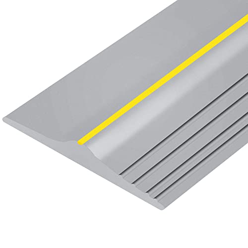 Universelle Garagentordichtungen, Gummi-Wetterabisolierschwellendichtung (Garagentorschwelle, 3 m (grau)) von Papillon