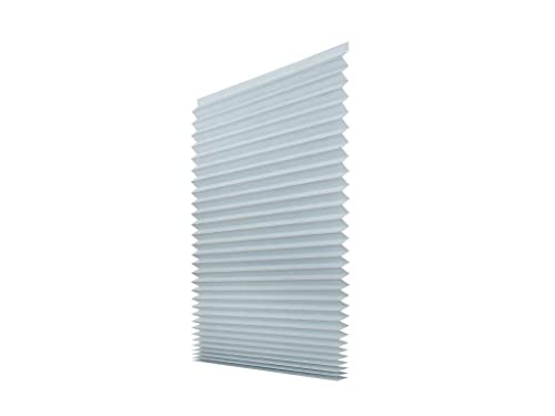 PAPL – Rollo, Papier Jalousie, Plissee, Für alle Fenstertypen – ohne Bohren – für Fenster (100 x 200 cm,Grau) von Papl