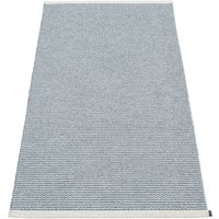 Pappelina - Mono Teppich, 85 x 160 cm, sturmblau / hellgrau von pappelina