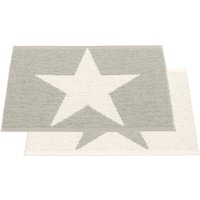 Pappelina - Viggo One Teppich, 70 x 50 cm, warm grey / vanilla von pappelina