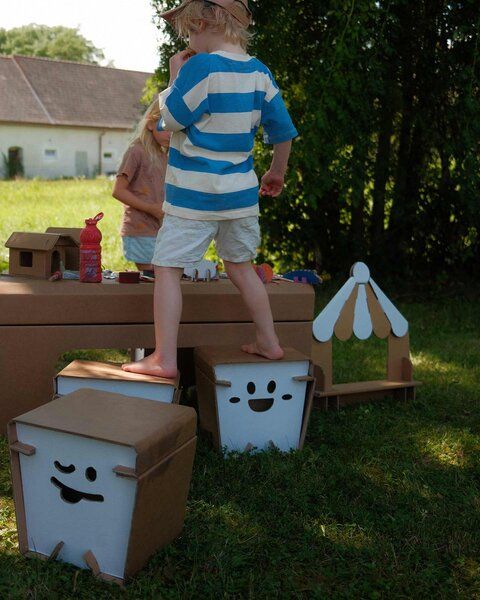 Papperlapapp Hocker *Mini Mess* von Papperlapapp