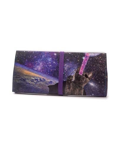 Tabakbeutel | Ideale Tabaktasche für Raucher | 100% Wasserabweisend & Reißfest | Variabel für 30-50 Gramm Tabak | Fach für Papers & Filter | Mit Gummiband | Unisex | Made in Europe - Laser Cats von Paprcuts