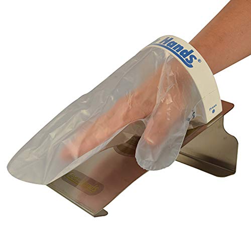 PAPSTAR 1 Clean Hands Base Kit Edelstahl 11,5 cm x 12,7 cm x 22 cm Silber von PAPSTAR