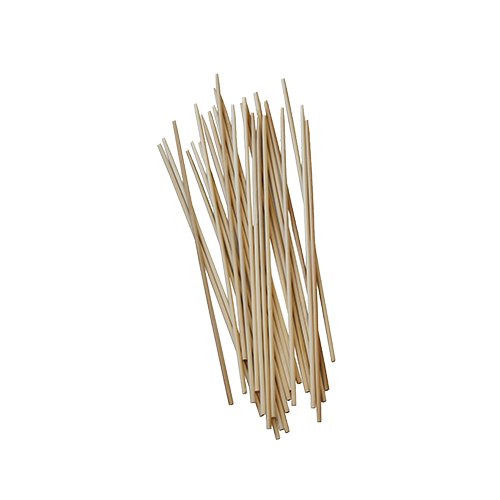 PAPSTAR 1000 Stäbe, Holz, Pure, Ø 3 mm, 15 cm, ideal für Cakepops und Zuckerwatte, beidseitig stumpf, Papstar86593 von PAPSTAR