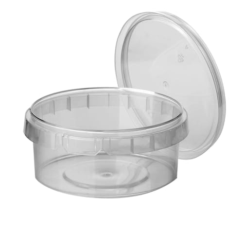 PAPSTAR 86539 Feinkost-Becher, rund, 480 ml, transparent von PAPSTAR