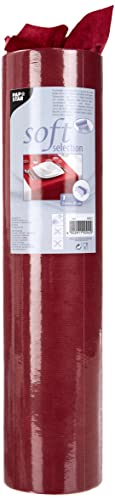 Papstar, Tischläufer, stoffähnlich, Vlies "soft selection" 24 m x 40 cm bordeaux auf Rolle, #84323 Papstar, Tischläufer, stoffähnlich, Vlies "soft selection" 24 m x 40 cm bordeaux auf Rolle, #84323 von PAPSTAR