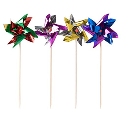 Papstar Deko-Picker / Partyspieße "Windmühle" (100 Stück) 17.5 cm, farbig sortiert, aus Holz und Aluminium, für Eisbecher, Cocktails, Kindergeburtstage, Partydeko, #16688 Papstar Deko-Picker / Partyspieße "Windmühle" (100 Stück) 17.5 cm, farbig sortiert, aus Holz und Aluminium, für Eisbecher, Cocktails, Kindergeburtstage, Partydeko, #16688 von PAPSTAR