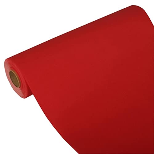 Papstar, Tischläufer, Tissue "ROYAL Collection" 24 m x 40 cm rot, #84312 von PAPSTAR