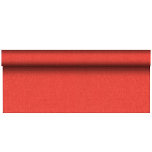 Papstar, Tischdecke, stoffähnlich, PV-Tissue "ROYAL Collection Plus" 20 m x 1,18 m rot auf Rolle, #85777 von PAPSTAR