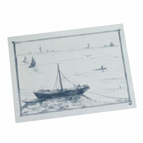 Tischsets, Papier, „Ruderboot“, 40x30cm, 100Stück von PAPSTAR