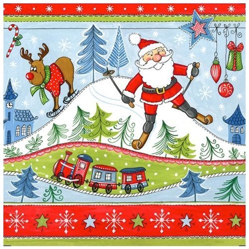 Weihnachtsserviette "Christmas Fun" - 20 Stück von Papstar