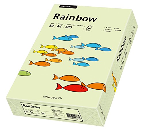 PAPYRUS Multifunktionspapier Rainbow, A4, 80 g qm, hellgrün von Papyrus