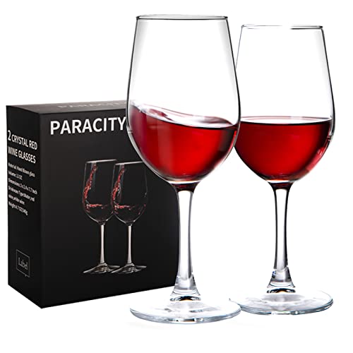 PARACITY Weingläser Set, Weißweingläser, Rotweingläser mit langem Griff für Rot- und Weißwein – 350ML (2er-Set) von ParaCity