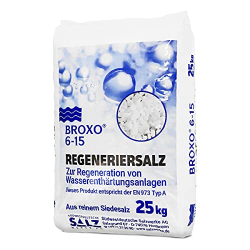 Broxo 6-15 Granulat 25kg Regeneriersalz/Poolsalz/Schwimmbadsalz/Wasserenthärteranlagen von Paradies Pool