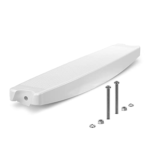 1er Set Ersatz Stufe für Aufstellbeckenleiter inkl. Schraubensatz Trittstufe weiß 43 mm Holm Hochbeckenleiter Pool Schwimmbecken von Paradies Pool