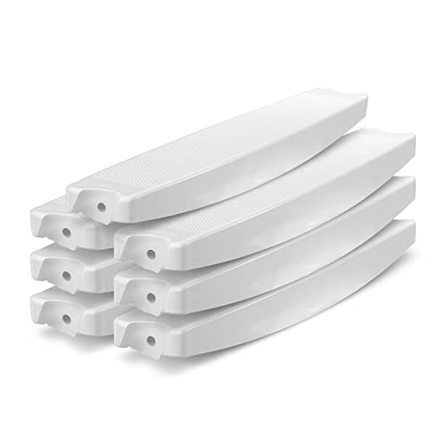 7er Set Ersatz Stufe für Aufstellbeckenleiter inkl. Schraubensatz Trittstufe weiß 43 mm Holm Hochbeckenleiter Pool Schwimmbecken von Paradies Pool