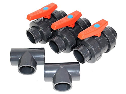 Bypass Set 1 90° für Wärmepumpen Ø 50 mm Poolheizung Schwimmbecken Pool Heizung von Paradies Pool