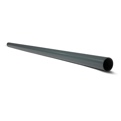 PVC Rohr PN10, Stange 1m x 50mm, PVC-U Druckrohr Fitting Kleberohr Muffe Pool Schwimmbecken, Menge: 1 Stück PVC Rohr PN10, Stange 1m x 50mm, PVC-U Druckrohr Fitting Kleberohr Muffe Pool Schwimmbecken, Menge: 1 Stück von Paradies Pool