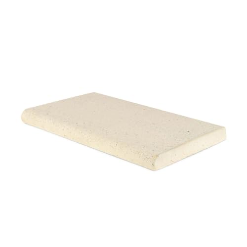 Paradies Pool® Pool Beckenrandstein Komplettset rechteck 400 x 800 cm Sand Flache Ausführung Poolrandstein Poolumrandung Schwimmbeckenumrandung Randstein von Paradies Pool