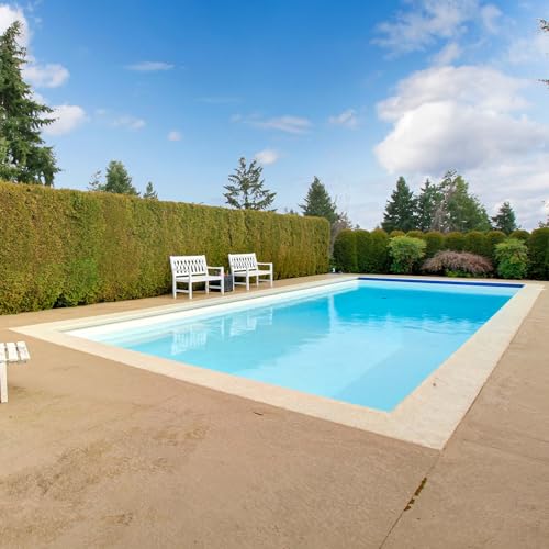 Paradies Pool® Styropor Pool rechteck 350 x 700 x 150 cm als Grundset inklusive Blaue Poolfolie und Vlies, Systemsteine mit Stecksystem von Paradies Pool
