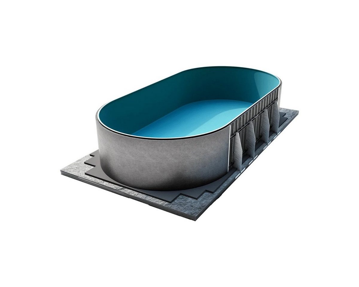 Paradies Pool Ovalpool, conZero Komplett System für Ovalformbecken 320x525x150cm von Paradies Pool