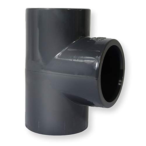 Paradies Pool PVC Fitting T-Stück Ø 50mm 90° mit Klebemuffen, Qualität aus Europa, Menge: 1 Stück von Paradies Pool