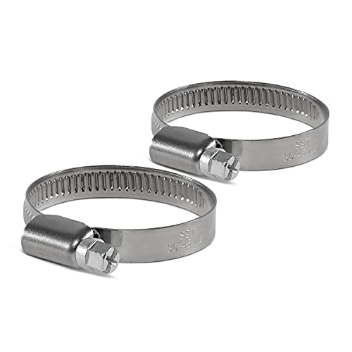 Schlauchschellen aus Edelstahl, V2A, 21-44 mm (2er Set) von Paradies Pool