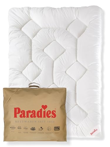 PARADIES Ganzjahresdecke 135x200 cm - Prima Bio, Öko-Tex 100 Klasse 1, medizinisch getestet, kuschelige + atmungsaktive Bettdecke 135x200, Steppdecke PARADIES Ganzjahresdecke 135x200 cm - Prima Bio, Öko-Tex 100 Klasse 1, medizinisch getestet, kuschelige + atmungsaktive Bettdecke 135x200, Steppdecke von PARADIES