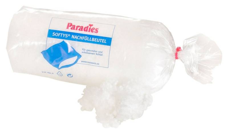 Paradies Kopfkissen Nachfüllbeutel SOFTY, Ø 15 cm, Füllung: Textilfaserkügelchen von Paradies