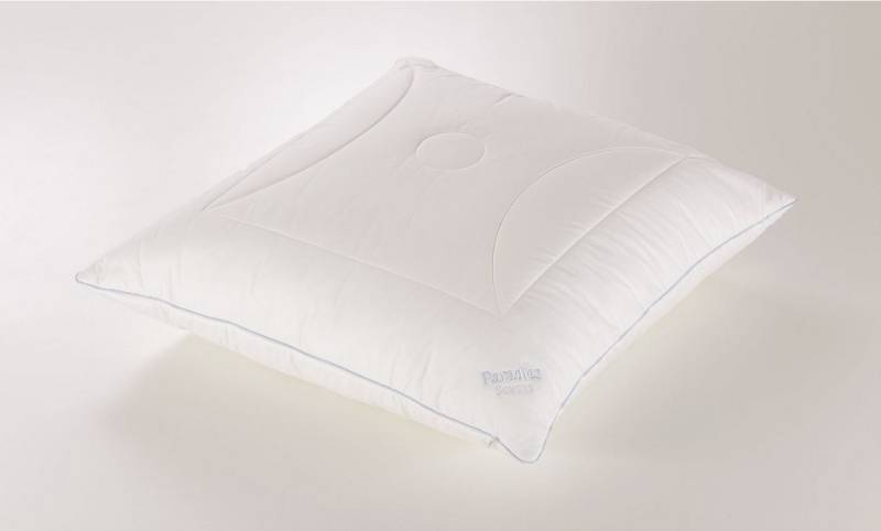 Paradies Kopfstützkissen Paradies Kopfkissen SOFTY PLUS BL 80x80 cm weiß Daunenkissen von Paradies