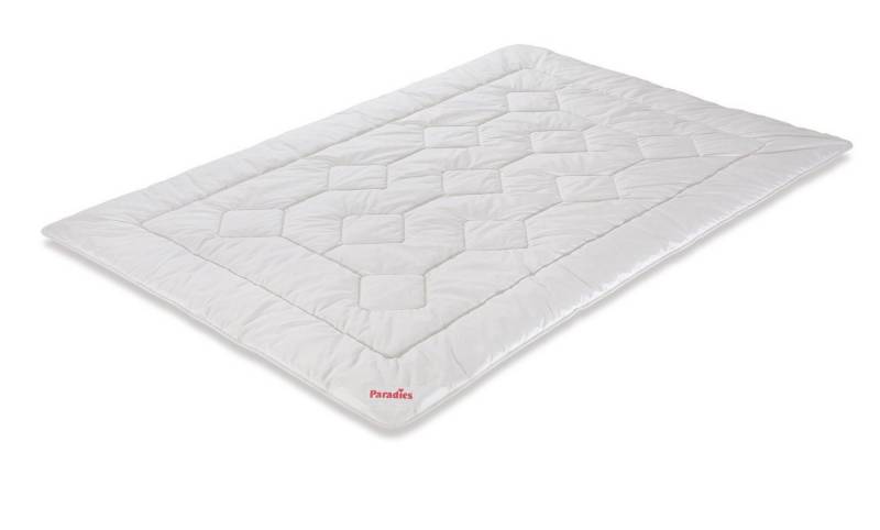 Paradies Microfaserbettdecke Paradies Sommerbett HALIA SOMMERLEICHT BL 155x220 cm weiß Bettdecke von Paradies