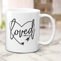 Personalisierte Bibel Vers Kunst - St John Message Tasse | Spirituelles Geschenk von ParadiseGiftMugs