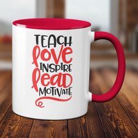 Personalisierte Lehrer-Held-Tasse - Ein Perfektes Geschenk Für Ihren Inspirierenden Führer-Lehrer von ParadiseGiftMugs