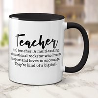 Personalisierte Lehrer-Zitat-Tasse - Ein Einzigartiges Und Besonderes Lehrer-Geschenk von ParadiseGiftMugs