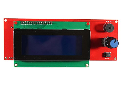 Display-Kit mit 2004 LCD und Controller, Anschlussleitungen und Adapter für RAMPS 1.4, 3D Drucker, Prusa Mendel von Paradisetronic.com