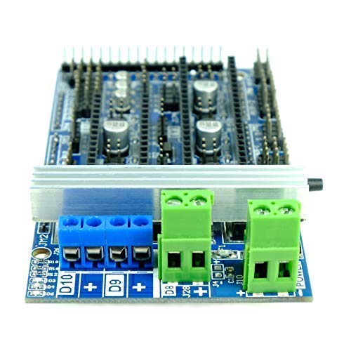 RepRap Arduino Mega Pololu kompatibles Shield (RAMPS) 1.6 für 3D Drucker, Prusa Mendel, Mega i3 von Paradisetronic.com