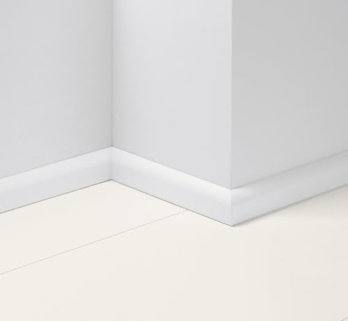 Parador Dekor-Sockelleiste SL 2 Uni weiß D001 Länge 2.20m von Parador