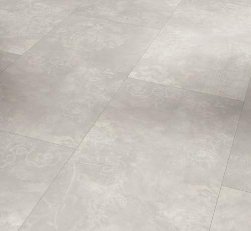 Parador Designboden Modular ONE Beton Ornament weiß Steinstruktur Großfliese 4-seitige Fase von Parador