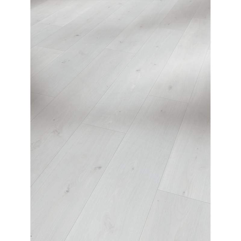 Parador Laminat 'Basic 400' Eiche Natural Mix matt weiß 8 mm von Parador