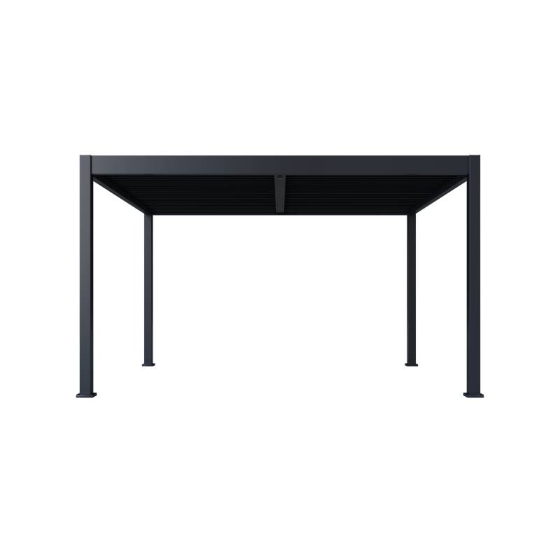 Paragon-Outdoor Pergola 'Grand Tuscan 1214' Aluminium anthrazit 370 x 433 x 256 cm von Paragon-Outdoor