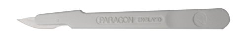 Paragon - Einwegskalpell, steril, Größe Nr. 23, Edelstahl, Klingenschutzverstärkung, Packung mit 10 Skalpellen in Einzelbeuteln von Paragon