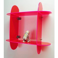 Neon Acryl Display Regal Moderne Wandkunst, Kinderzimmer Dekor von ParallaxLaserDesign
