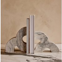 Die Leo-Marmorbuchstützen, Neueste Designbuchstützen, Buchstützen Aus Weißem Marmor Die Leo-Marmorbuchstützen, Neueste Designbuchstützen, Buchstützen Aus Weißem Marmor von ParasHandmade