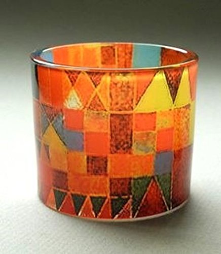 Parastone Mousein Collection Museumsshop Teelichthalter Motiv Paul Klee Burg - Teelicht Glas von Parastone Mousein Collection