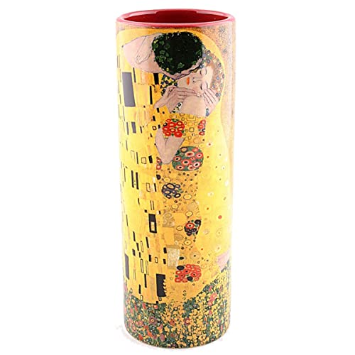 Parastone Museum Collection 18 cm Ceramic Vase - Gustav Klimt - The Kiss by von Parastone Museum Collection